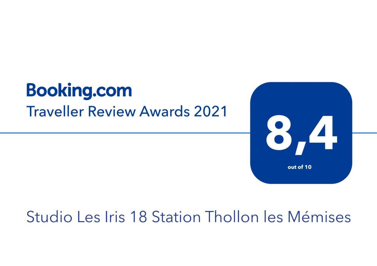 Studio Les Iris 18 Station Thollon Les Memises Daire Dış mekan fotoğraf